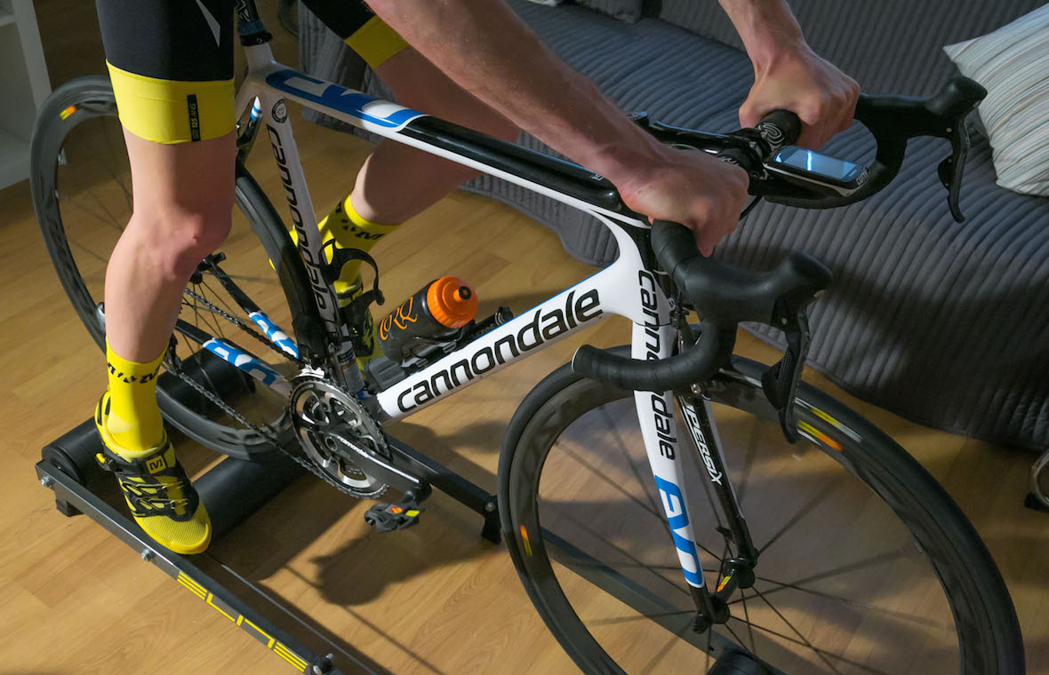 One legged pedalling drills can improve pedaling efficiency and core stability.